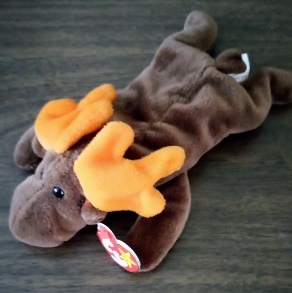 Ty Beanie Babies Chocolate the Moose 1993 - Picture 1 of 4